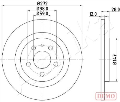 ASHIKA 61-00-0606C EAN: 8052553568973.