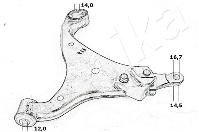 ASHIKA 72-0K-K03R EAN: 8033001855654.