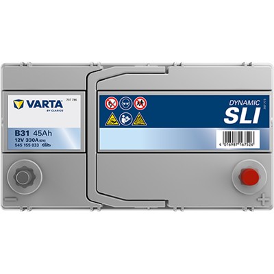 VARTA 545155033K262 Číslo výrobce: 545155033. EAN: 4016987167526.