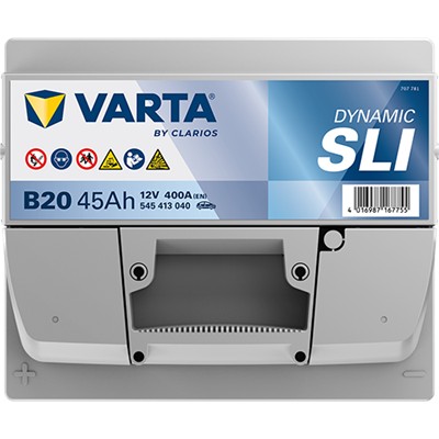 VARTA 545413040K262 Číslo výrobce: 545413040. EAN: 4016987167755.
