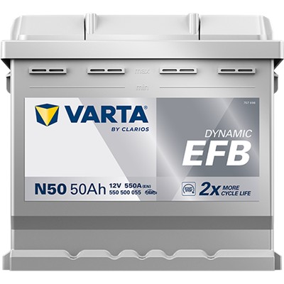 VARTA 550500055K262 Číslo výrobce: 550500055. EAN: 4016987167304.