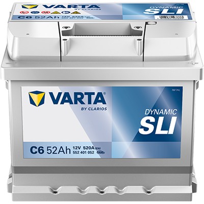 VARTA 552401052K262 Číslo výrobce: 552401052. EAN: 4016987167373.