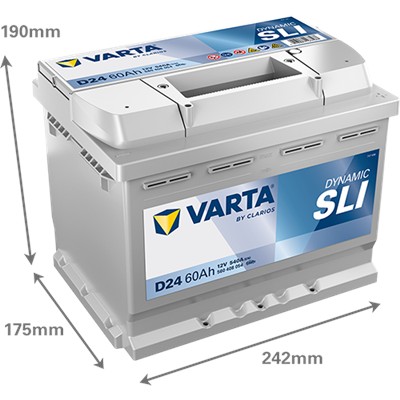 VARTA 560408054K262 Číslo výrobce: 560408054. EAN: 4016987167588.