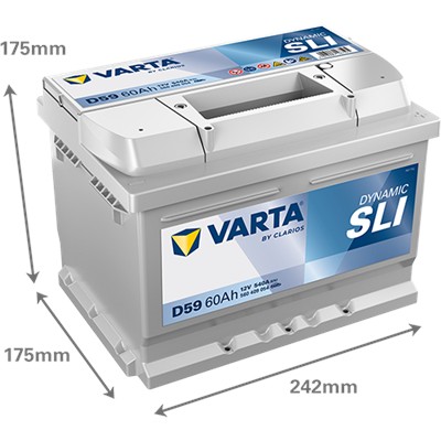 VARTA 560409054K262 Číslo výrobce: 560409054. EAN: 4016987167595.