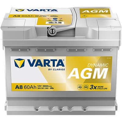VARTA 560901068K262 Číslo výrobce: 560901068. EAN: 4016987167229.