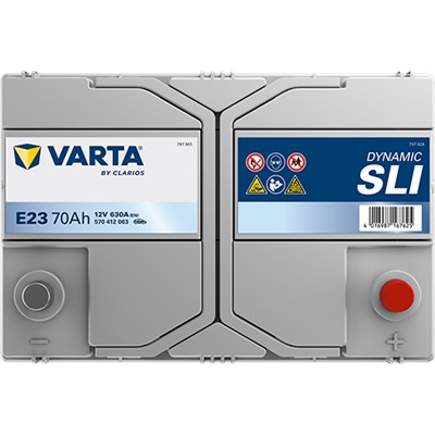 VARTA 570412063K262 Číslo výrobce: 570412063. EAN: 4016987167625.