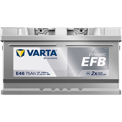 VARTA 575500073K262 Číslo výrobce: 575500073. EAN: 4016987167366.