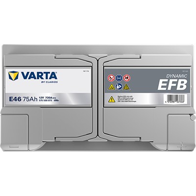 VARTA 575500073K262 Číslo výrobce: 575500073. EAN: 4016987167366.