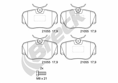 BRECK 21055 00 701 00 EAN: 5906295147176.