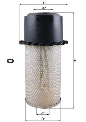 MAHLE ORIGINAL LX 18 Číslo výrobce: 77718547. EAN: 4009026009130.
