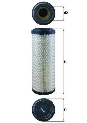 MAHLE ORIGINAL LX 1240 Číslo výrobce: 72563353. EAN: 4009026308400.