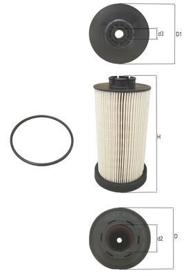 MAHLE ORIGINAL KX 80/1D Číslo výrobce: 72565404. EAN: 4009026936245.