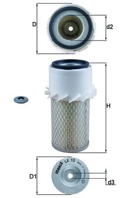 MAHLE ORIGINAL LX 13 Číslo výrobce: 77719842.