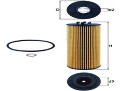 MAHLE ORIGINAL OX 164D