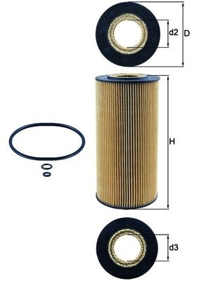 MAHLE ORIGINAL OX 123/1D Číslo výrobce: 78792905. EAN: 4009026026977.