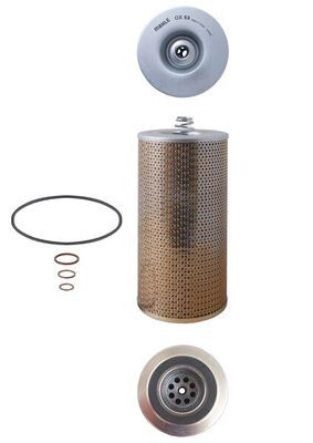 MAHLE ORIGINAL OX 69D Číslo výrobce: 77004724. EAN: 4009026036464.