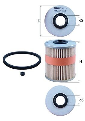 MAHLE ORIGINAL KX 218D Číslo výrobce: 72547276. EAN: 4009026511060.