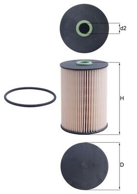 MAHLE ORIGINAL KX 228D Číslo výrobce: 70368658. EAN: 4009026602270.