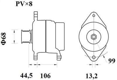 MAHLE ORIGINAL MG 814 Číslo výrobce: 11209621. EAN: 3838922362435.