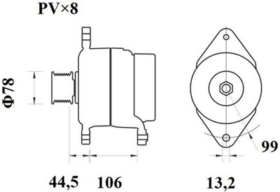 MAHLE ORIGINAL MG 817 Číslo výrobce: 11209624. EAN: 3838922362213.