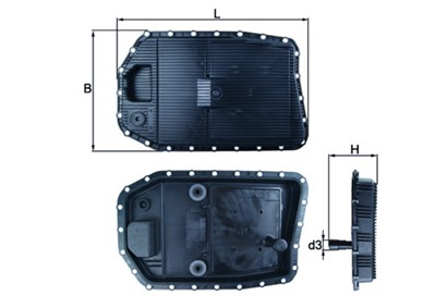 MAHLE ORIGINAL HX 154 Číslo výrobce: 72438180. EAN: 4009026968611.