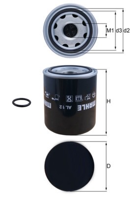 MAHLE ORIGINAL AL 12 Číslo výrobce: 78793135. EAN: 4009026039311.