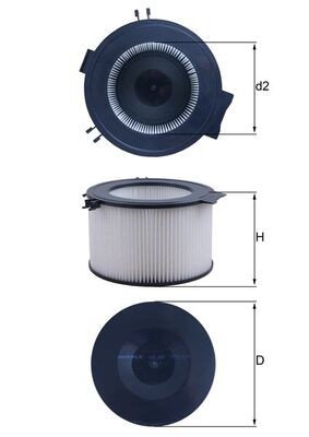 MAHLE ORIGINAL LA 65 Číslo výrobce: 76417695. EAN: 4009026506356.