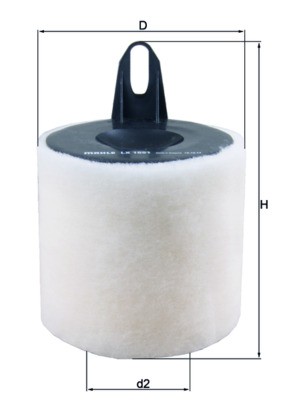 MAHLE ORIGINAL LX 1651 Číslo výrobce: 76830822. EAN: 4009026503447.