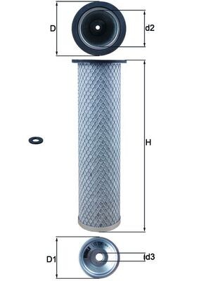 MAHLE ORIGINAL LXS 214 Číslo výrobce: 77718372. EAN: 4009026010815.
