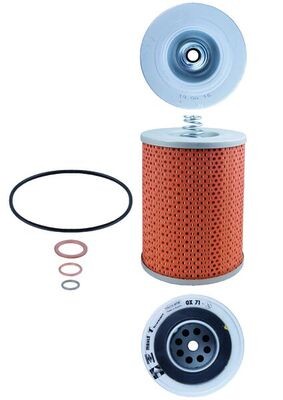MAHLE ORIGINAL OX 71D Číslo výrobce: 72553592. EAN: 4009026036471.