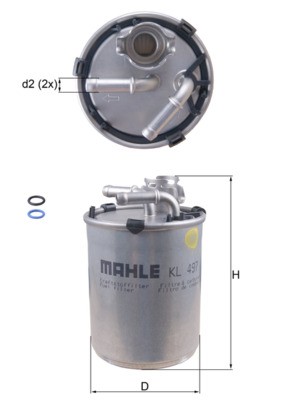 MAHLE ORIGINAL KL 497D Číslo výrobce: 70341699. EAN: 4009026509869.