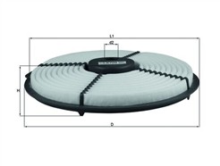 MAHLE ORIGINAL LX 729