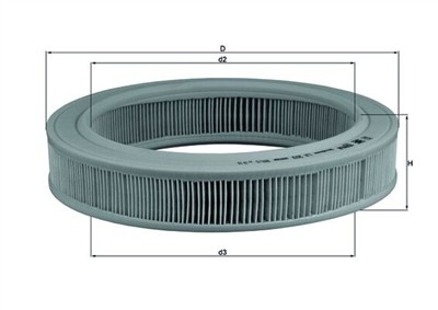 MAHLE ORIGINAL LX 203 Číslo výrobce: 77024474. EAN: 4009026000953.