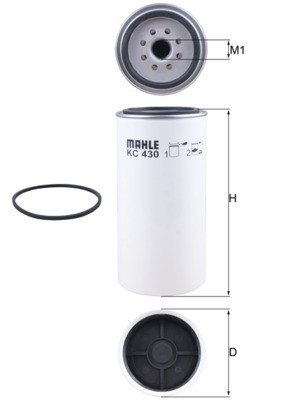 MAHLE ORIGINAL KC 430D Číslo výrobce: 70536984.