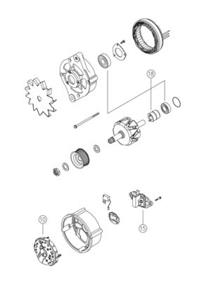 MAHLE ORIGINAL MG 460 Číslo výrobce: 72735459. EAN: 3838922063738.