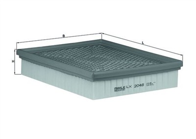 MAHLE ORIGINAL LX 2048 Číslo výrobce: 70360358. EAN: 4009026601730.