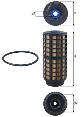 MAHLE ORIGINAL KX 399D Číslo výrobce: 72375489. EAN: 4009026940099.