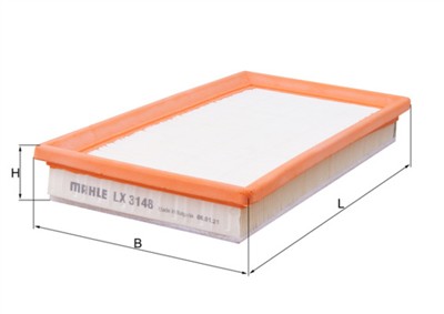 MAHLE ORIGINAL LX 3148 Číslo výrobce: 72556499. EAN: 4009026879078.