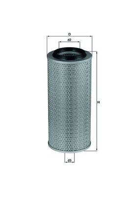 MAHLE ORIGINAL LX 275 Číslo výrobce: 72006302. EAN: 4009026041932.