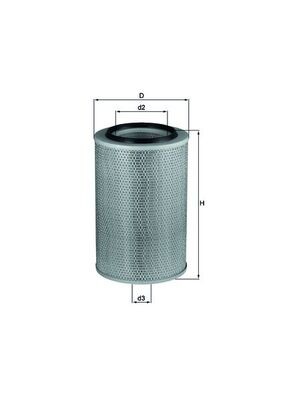 MAHLE ORIGINAL LX 345 Číslo výrobce: 78606246. EAN: 4009026009666.