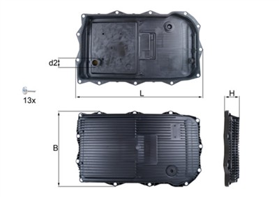 MAHLE ORIGINAL HX 184KIT Číslo výrobce: 72546977. EAN: 4057635005784.