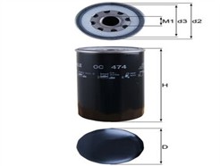 MAHLE ORIGINAL OC 474