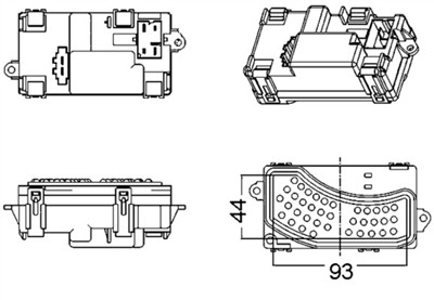 MAHLE ORIGINAL ABR 5 000S Číslo výrobce: 351000794. EAN: 4057635016674.
