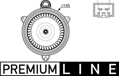 MAHLE ORIGINAL AB 268 000P Číslo výrobce: 8EW 351 151-131. EAN: 4057635016544.