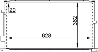 MAHLE ORIGINAL AC 258 000S Číslo výrobce: 351038714. EAN: 4057635020237.