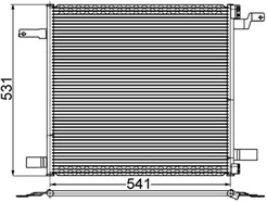 MAHLE ORIGINAL AC 259 001S