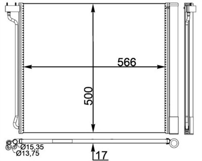 MAHLE ORIGINAL AC 269 000P Číslo výrobce: 351100701. EAN: 4057635020367.