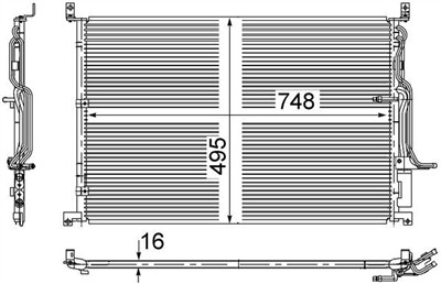 MAHLE ORIGINAL AC 271 000S Číslo výrobce: 351100724. EAN: 4057635020381.