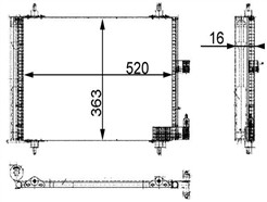 MAHLE ORIGINAL AC 350 000S