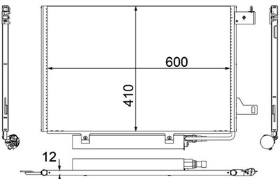 MAHLE ORIGINAL AC 370 000P Číslo výrobce: 351301681. EAN: 4057635021937.